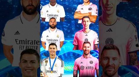 Old Real madrid vs Inter miami compared shorts. #footballer #sports #1million #viral