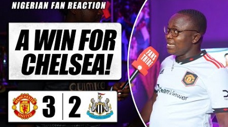 MANCHESTER UNITED 3-2 NEWCASTLE ( Henry - NIGERIAN FAN REACTION) PREMIER LEAGUE 2023-24 HIGHLIGHT