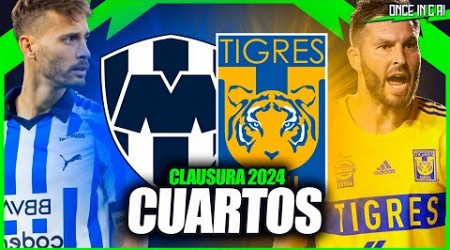 ASÍ FUE EL EMPATE ENTRE MONTERREY Y TIGRES en los CUARTOS de FINAL de la LIGA MX ¡RAYADOS A SEMIS!