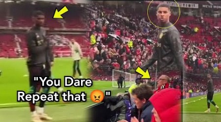 Angry Rashford nearly SLÀPS disrespectful Manchester United fan for insúltîng him Vs Newcastle