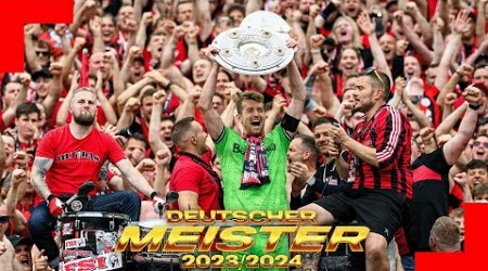 Wir sind ungeschlagen Deutscher Meister! Party mit der Schale in der Kurve | Bundesliga-Champion