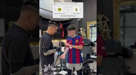 EL TATUAJE DE MARCO REUS PARA LA CHAMPIONS LEAGUE