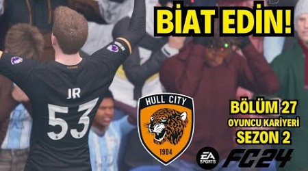 Biat Edin! Oyuncu Kariyeri Hull City ! EA FC 24 BÖLÜM 27