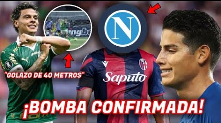 ¡BOMBA CONFIRMADA!✅ NAPOLI x COLOMBIANO - GOLAZO RICHARD RIOS - JAMES NOTICIA y SELECCIÓN