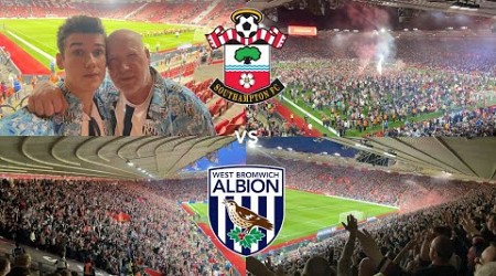 SOUTHAMPTON VS WBA (VLOG) *PITCH INVASION, AS SOUTHAMPTON ARE OFF TO WEMBLEY!*