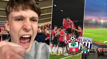 INSANE ATMOSPHERE AS THE SAINTS MARCH TO WEMBLEY! | Southampton FC 3-1 West Bromwich Albion Vlog