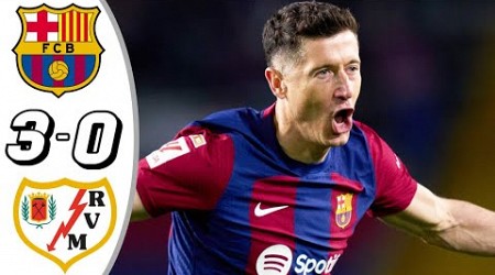 Barcelona vs Rayo Vallecano 3-0- All Goals &amp; Highlights - 2024