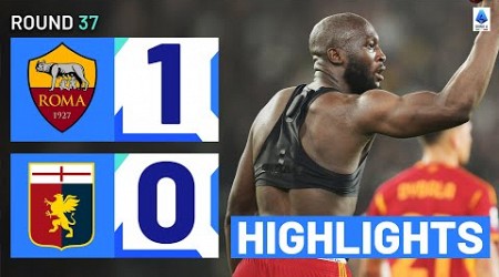 ROMA-GENOA 1-0 | HIGHLIGHTS | Lukaku secures three points for 10-man Roma | Serie A 2023/24