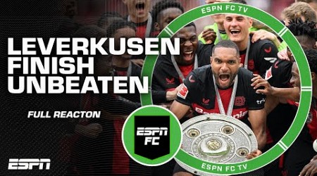 [FULL REACTION] Bayer Leverkusen complete FIRST-EVER unbeaten Bundesliga season 