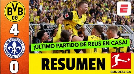 DORTMUND GOLEÓ 4-0 a Darmstadt antes del REAL MADRID en final de CHAMPIONS. GOL de REUS | Bundesliga