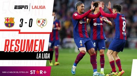 ¡DOBLETE DE PEDRI Y GOLEADA CULÉ ANTE LA FRANJA! | Barcelona 3-0 Rayo Vallecano | RESUMEN