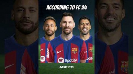 What if MSN returned to Barcelona today? FC 24 (Messi Neymar Suarez)