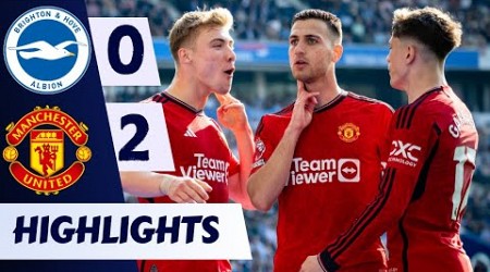 Brighton vs Manchester United 0-2 | All Goals &amp; Extended Highlights | Premier League 2023/24