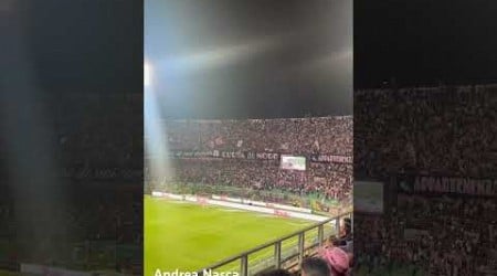 Sciarpata curva nord. Palermo Sampdoria 2-0