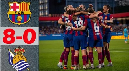 Barcelona vs Real Sociedad Highlights | Copa de la Reina Women 23/24 FINAL | 5.18.2024