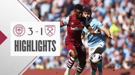 Manchester City 3-1 West Ham | Premier League Highlights