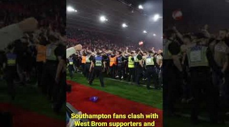 Southampton and West Brom fans the pitch #shorts #youtube #football #westbrom #southampton