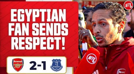 Egyptian Fan Sends Respect To Elneny! | Arsenal 2-1 Everton