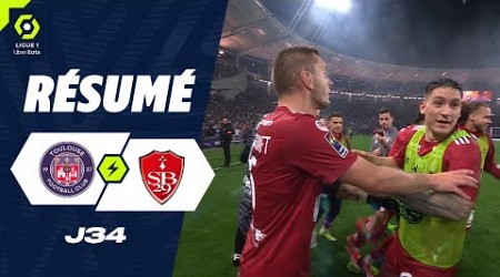 TOULOUSE FC - STADE BRESTOIS 29 (0 - 3) - Résumé - (TFC - SB29) / 2023-2024