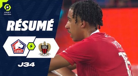 LOSC LILLE - OGC NICE (2 - 2) - Résumé - (LOSC - OGCN) / 2023-2024