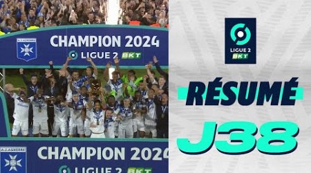 Résumé 38ème journée - Ligue 2 BKT / 2023-2024