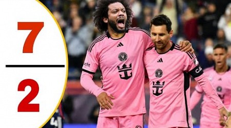 Messi Hattrick, Marcelo Debut First Goal ⚽