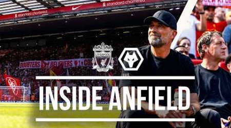 Inside Anfield: Amazing atmosphere &amp; unseen footage as Klopp says goodbye | Liverpool 2-0 Wolves