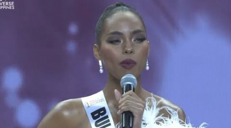 Chelsea Manalo - Bulacan | TOP 5 Final Q &amp; A | Miss Universe Philippines 2024