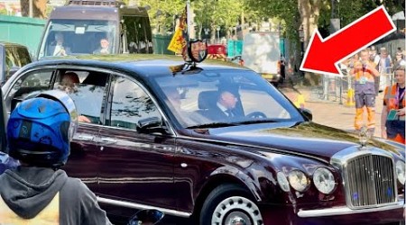 ROYAL FAMILY ARRIVE AT CHELSEA FLOWER SHOW AMIDST THRILLING CHINOOK FLYOVER