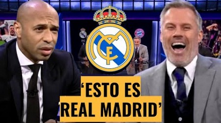 LA REACCIÓN DE THIERRY HENRY Y JAMIE CARRAGHER TRAS LA REMONTADA DEL REAL MADRID ANTE BAYERN MUNICH