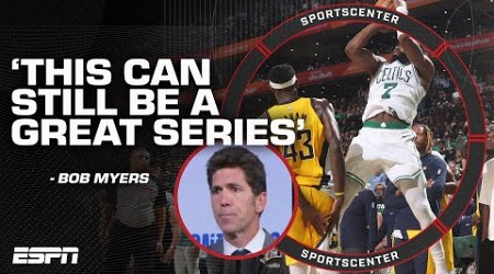 &#39;Boston STOLE this game!&#39; - Bob Myers reacts to Celtics vs. Pacers Game 1 | SportsCenter