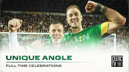 Unique Angle | Celebrations at Rugby Park &amp; back at Paradise! | Celtic are Three-In-A-Row Champions!