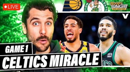 Pacers-Celtics Reaction: Indiana CHOKES, Jayson Tatum TAKES OVER in Boston OT win | Hoops Tonight