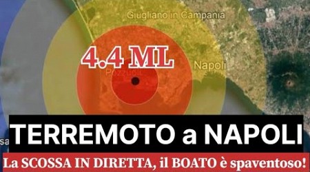 Il BOATO del TERREMOTO a Napoli, la SCOSSA in DIRETTA 4.4 Richter! 20 Maggio 2024