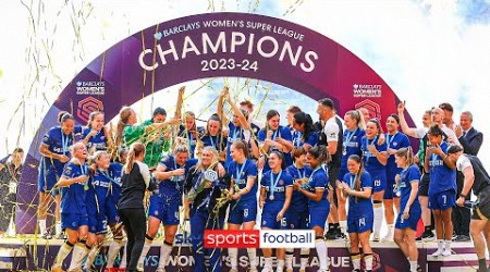 Chelsea lift the WSL trophy for the seventh time! 