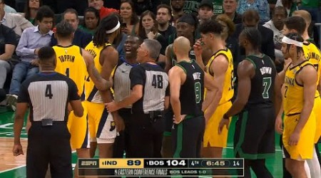 Celtics Pacers get heated and exchange words in Game 2 after players get tangled up