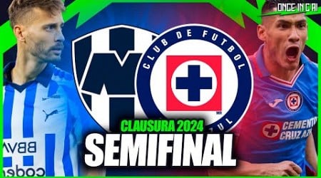 ASÍ FUE LA VICTORIA DE CRUZ AZUL SOBRE MONTERREY EN LA SEMIFINAL de la LIGA MX - CLAUSURA 2024