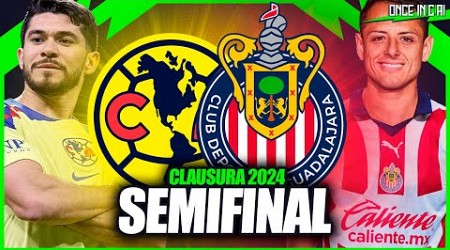 ASÍ FUE LA VICTORIA del AMÉRICA SOBRE CHIVAS en la SEMIFINAL DE LIGA MX ¡CHIVAS ELIMINADO!