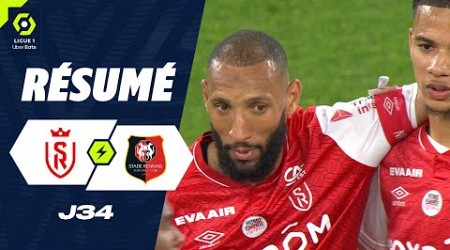 STADE DE REIMS - STADE RENNAIS FC (2 - 1) - Résumé - (SdR - SRFC) / 2023-2024