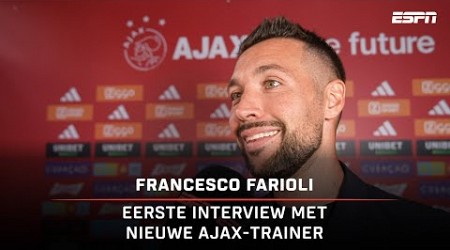 Nieuwe TRAINER AJAX Francesco FARIOLI gepresenteerd: &quot;Johan Cruijff is mijn mentor&quot; 