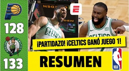 BOSTON CELTICS PEGÓ PRIMERO vs INDIANA PACERS 133-128 en la serie final del Este. PARTIDAZO | NBA