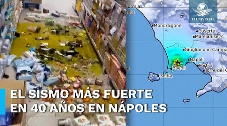 Fuerte terremoto sacude Nápoles y provoca pánico en la zona