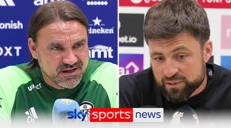 Leeds&#39; Daniel Farke and Southampton&#39;s Russell Martin look ahead to the play-offs final