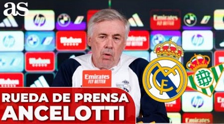 RUEDA DE PRENSA COMPLETA de CARLO ANCELOTTI | REAL MADRID - BETIS