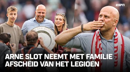 ARNE SLOT NEEMT AFSCHEID VAN FEYENOORD ❤️