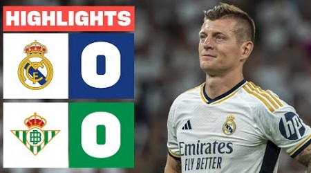 REAL MADRID 0 - 0 REAL BETIS | RESUMEN LALIGA EA SPORTS