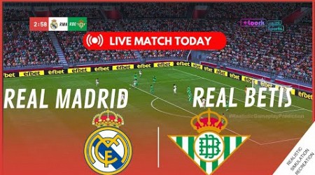 [EN VIVO] Real Madrid vs Real Betis • La Liga 23/24 | En Vivo Partido Simulación de VJ