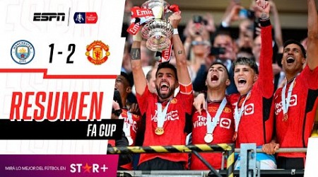 ¡GARNACHO FUE FIGURA Y LOS DIABLOS ROJOS SON CAMPEONES EN WEMBLEY! | M. City 1-2 M. United | RESUMEN