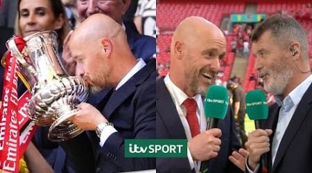 &quot;This season was a mess!&quot; - Ten Hag reacts after guiding Man Utd to FA Cup triumph - ITV Sport