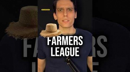 ¿QUÉ es una FARMERS LEAGUE o LIGA DE GRANJEROS? ¿POR QUÉ le llaman así a LIGUE 1 y BUNDESLIGA? 